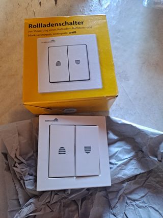 Interruptor persianas Schellenberg - blanco