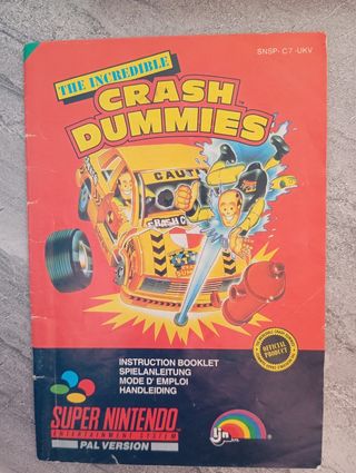 Crash Dummies SNES PAL
