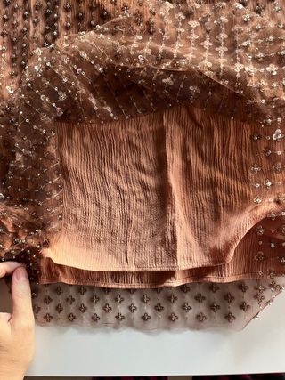 FALDA LENTEJUELAS ZARA