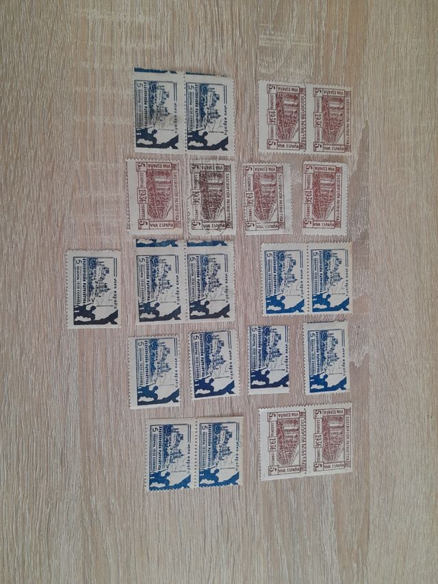 Sellos Segovia: 38 piezas