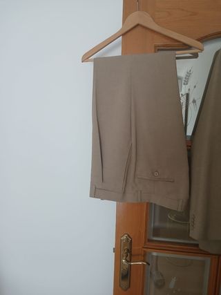 Traje beige hombre - 2 piezas
