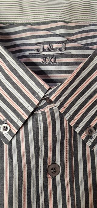 Camisa Hombre Rayas XXXL