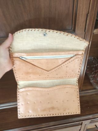 Cartera cuero Paraguay portadocumento