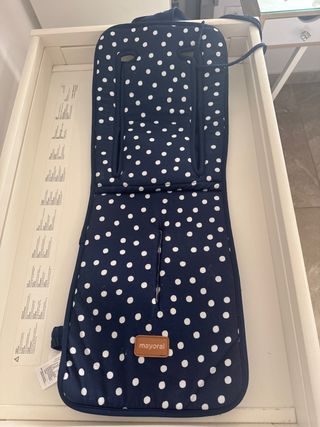 Funda silla Mayoral - puntos azul
