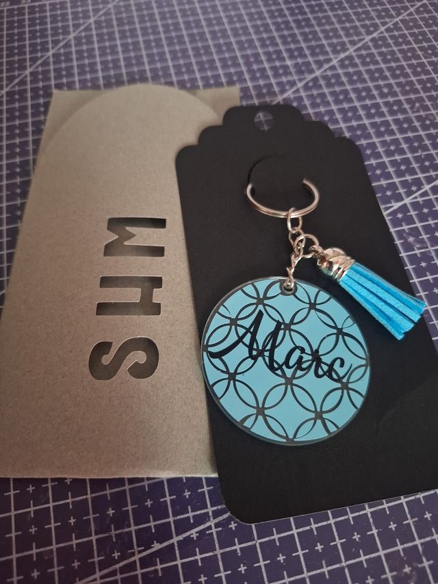 Llavero acrílico personalizado