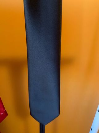 Corbata negra - Traje hombre
