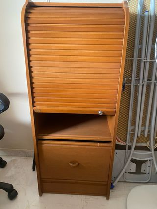 Conjunto oficina madera marrón