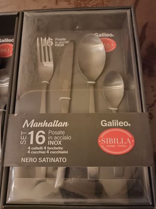 Set Posate Galileo 16pz - Inox