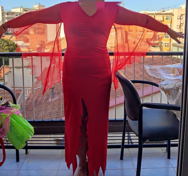 Disfraz diabla roja - Talla unica