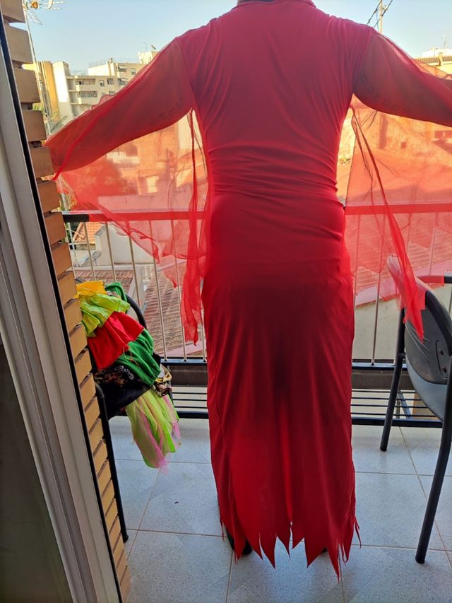 Disfraz diabla roja - Talla unica