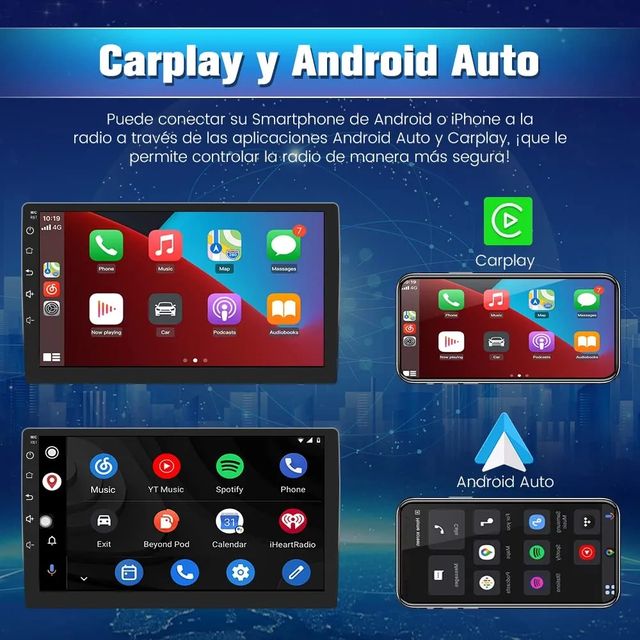 Radio Android 12 para Peugeot - 2GB+32GB