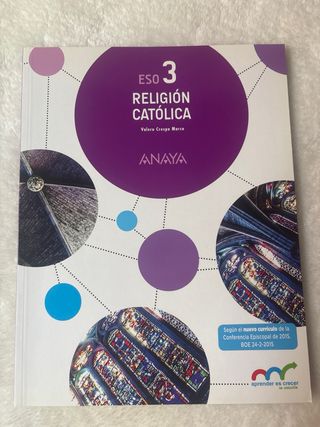 Religión católica 3º ESO ANAYA