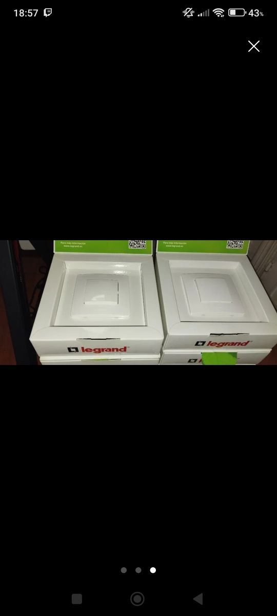 20 interruptores Legrand Niloé