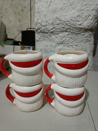 4 Tazze Babbo Natale Vintage più babbo natale 
