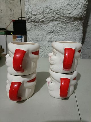 4 Tazze Babbo Natale Vintage più babbo natale 