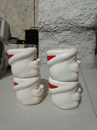 4 Tazze Babbo Natale Vintage più babbo natale 