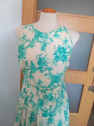 Vestido Zara L estampado floral