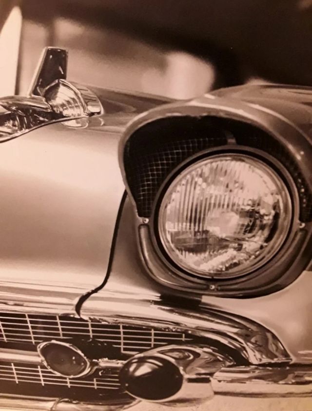 Cuadro Coche impresión en madera AméricaCar URGE