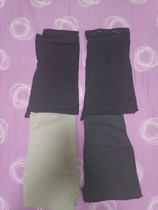 Jeans premamá + 4 leggings