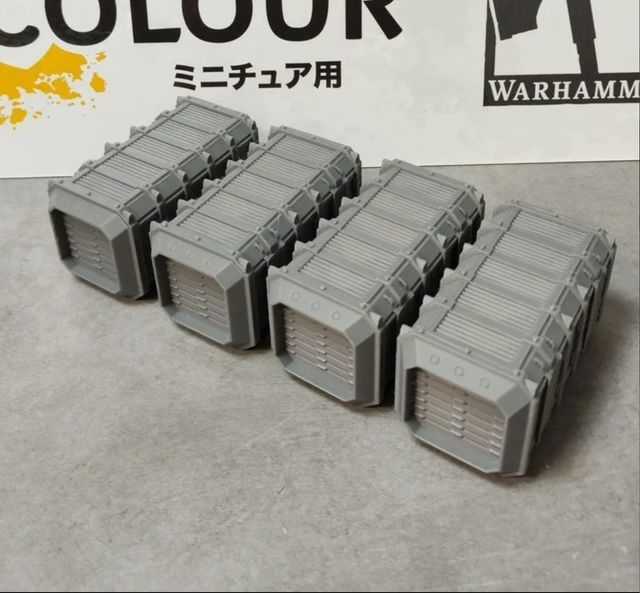 Escenografia wargames contenedores 