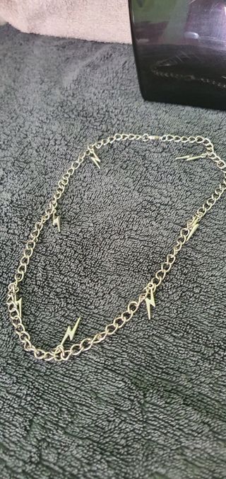 Collar Plata Relámpagos