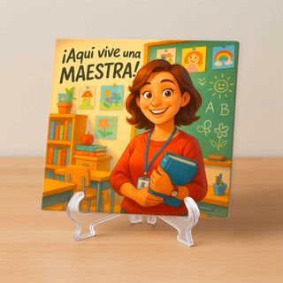 Azulejo Maestra: Regalo Día Maestro