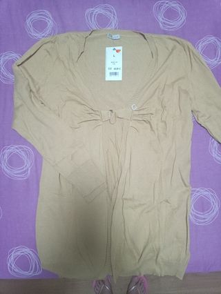 Chaqueta premamá beige - Talla L de Prenatal 