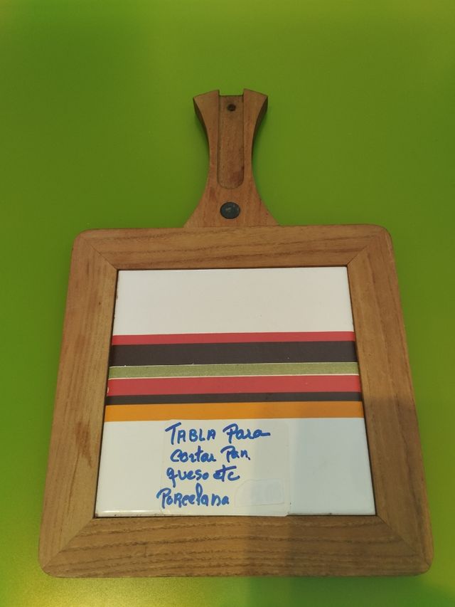 Tabla cortar pan, queso - Porcelana