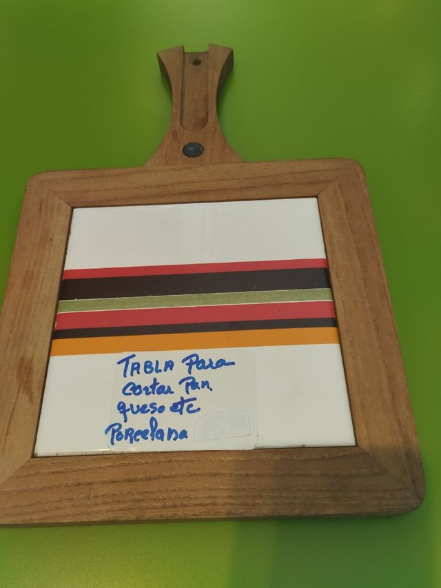 Tabla cortar pan, queso - Porcelana