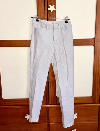 Pantalones blancos mujer