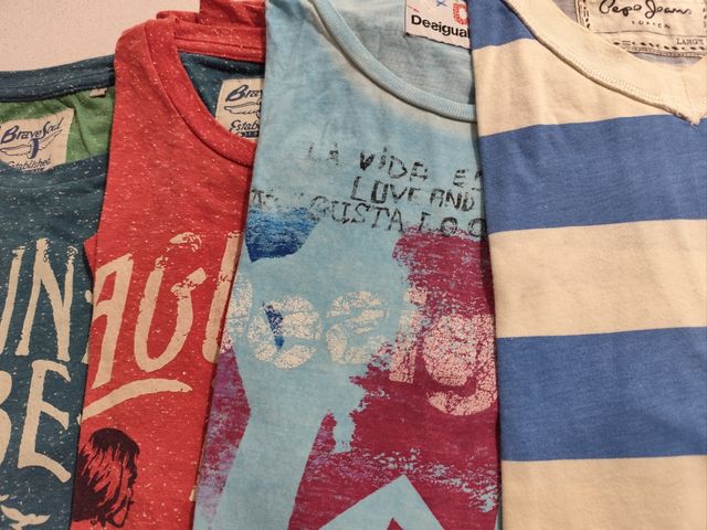 5 Camisetas Verano Brave Soul, Desigual, Pepe jean