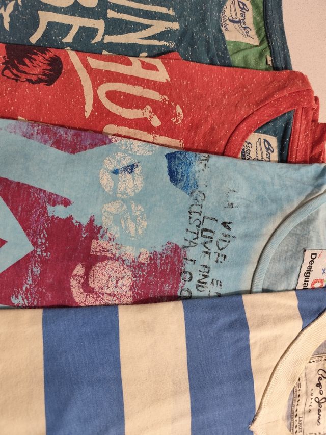 5 Camisetas Verano Brave Soul, Desigual, Pepe jean