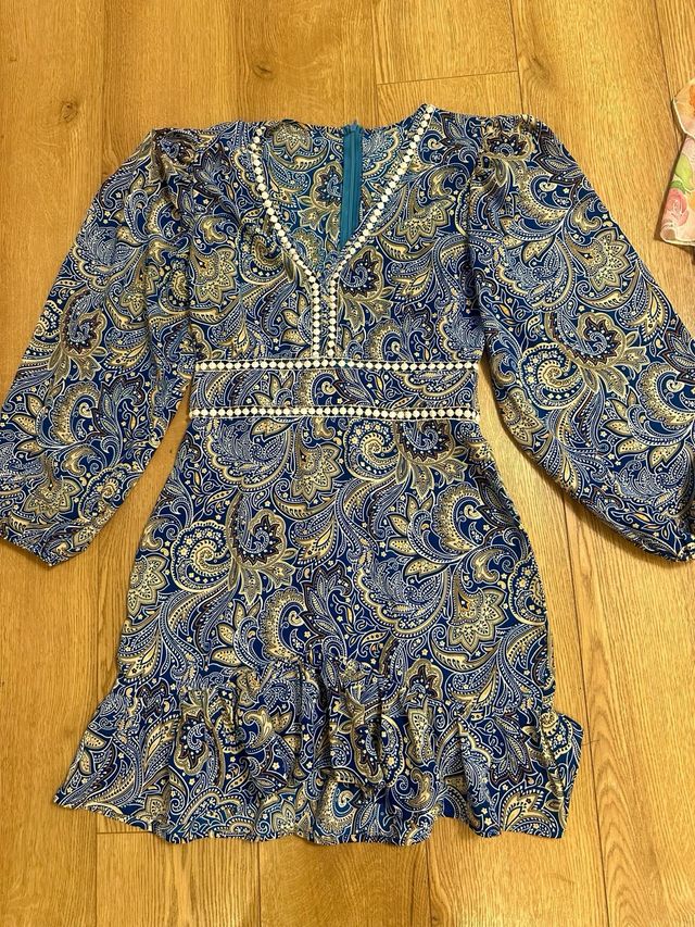 Vestidos Preppy: Azul, rosa e multicolor