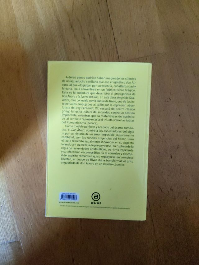 Don Álvaro o la fuerza del sino