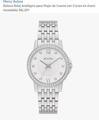 Reloj Bulova Mujer Cuarzo Acero 96L297