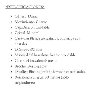 Reloj Bulova Mujer Cuarzo Acero 96L297