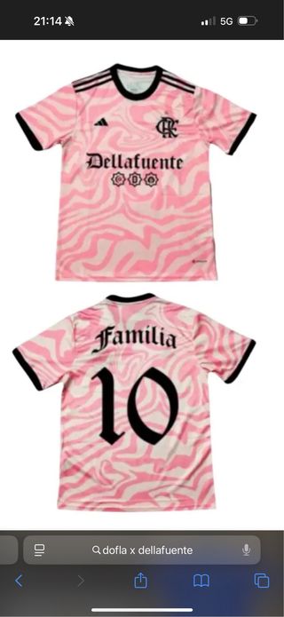 Camiseta Doflamengo x Dellafuente Rosa