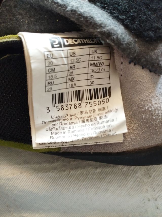 Zapatillas escalada Simond TALLA 30 