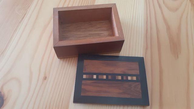 Cajita madera artesana