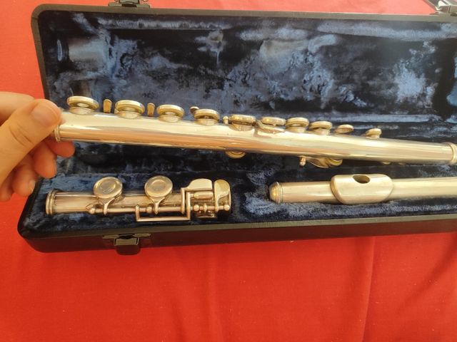 Flauta F.A. Reynold Argenta - agujero abierto