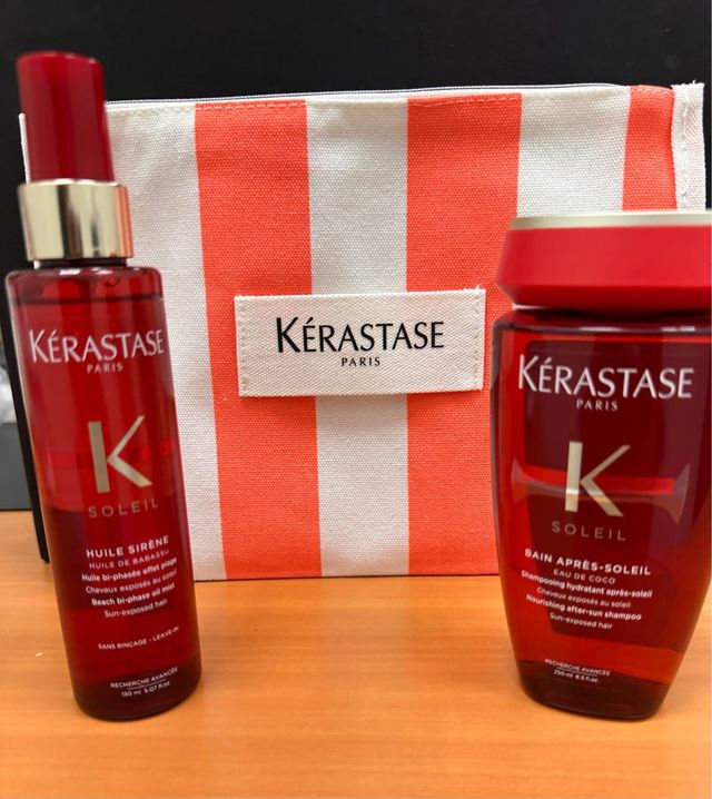 Pack Kérastase Soleil: champú +aceite+neceser