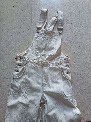Mono vaquero blanco talla XS/34/6