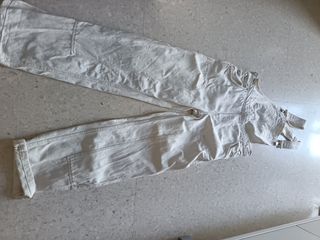 Mono vaquero blanco talla XS/34/6