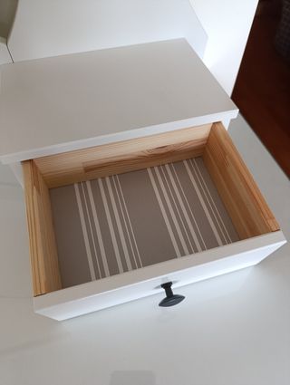 Tavolo da toeletta vintage bianco Ikea Hemnes