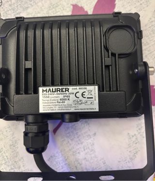 Proiettore LED Maurer 1550 lumen, 20 W, 4000 k