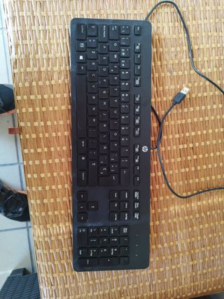 Teclado HP USB - Negro