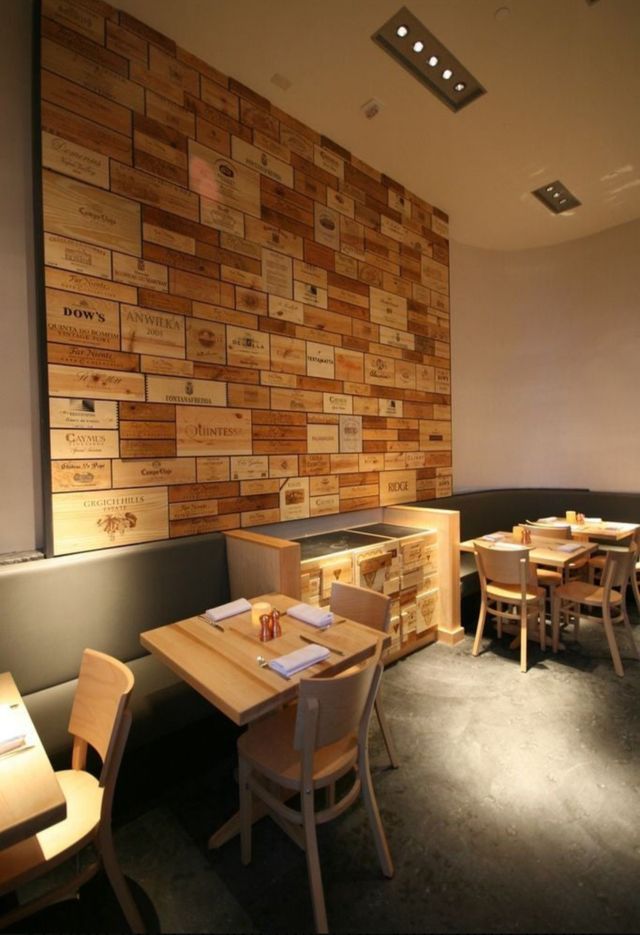 Pareti decorative in legno, sala da pranzo, soggiorno, cantine