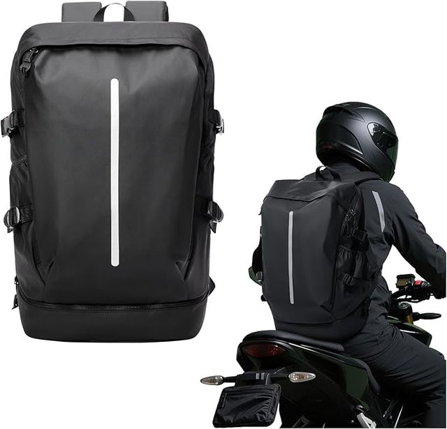 Mochila impermeable para moto
