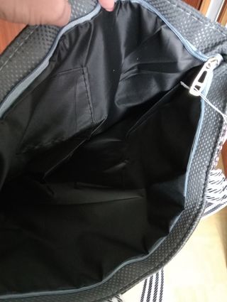 Bolsa multicolor rayas étnicas