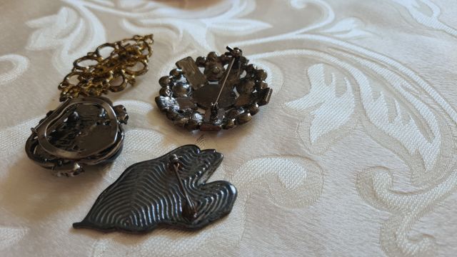 Lotto 4 Spille Vintage Chic